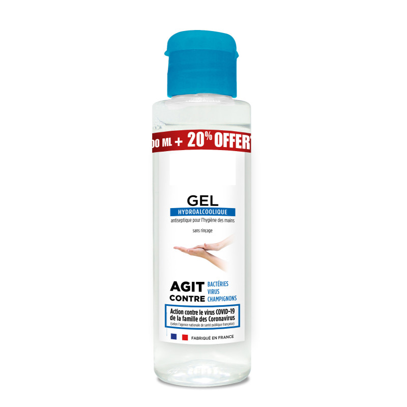 Gel hydroalcoolique 120 ml