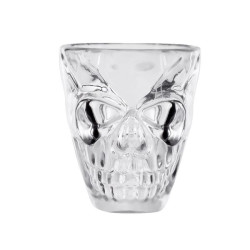 Set 4 Verres À Shot En Plastique Tête De Mort 50 Ml