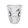 Set 4 Verres À Shot En Plastique Tête De Mort 50 Ml