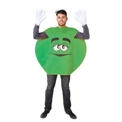 Costume Bonbon Vert TU