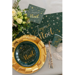 10 Assiettes Joyeux Noel Étoilé