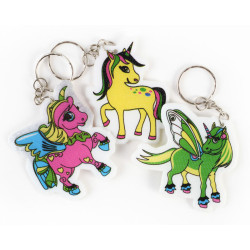12 porte-clés licorne