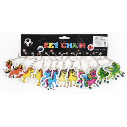 12 porte-clés licorne