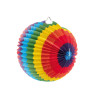 Lampion bariolé boule 22 cm