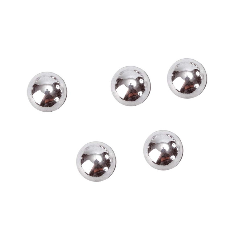 Sachet de 300 perles de pluie D0.7cm argent