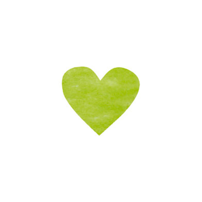 Sachet 100 confetti coeur 4cm vert