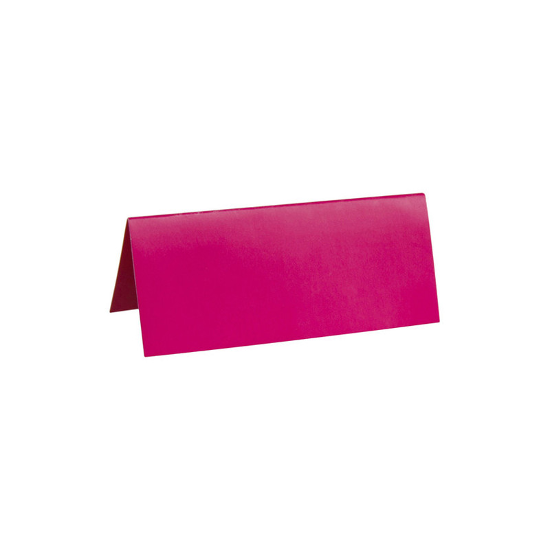 Sachet de 10 marque place fuschia