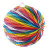 Lampion bariolé boule 22 cm