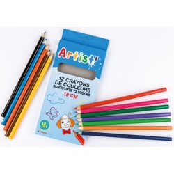 Boîte de 12 crayons de couleurs