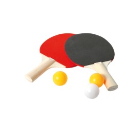 2 raquettes de ping-pong