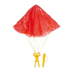 Parachutiste avec lanceur