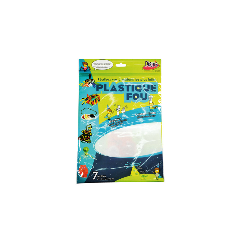 7 feuilles plastique fou