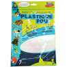 7 feuilles plastique fou