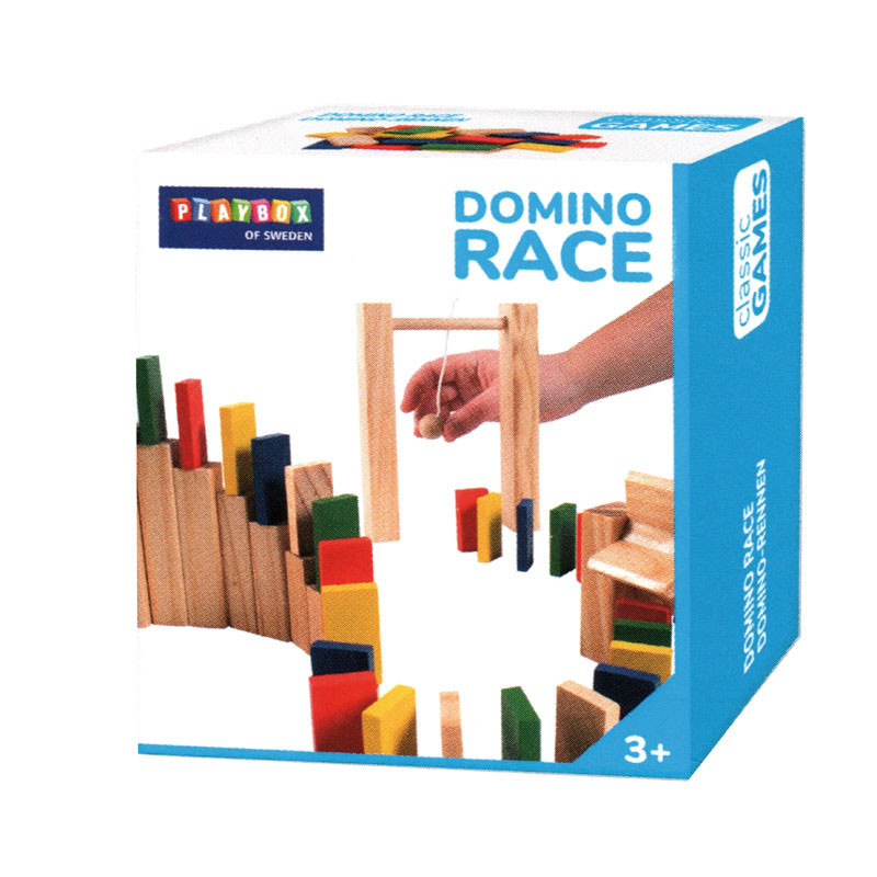 Course de dominos bois