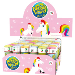 36 Tubes bulles licorne