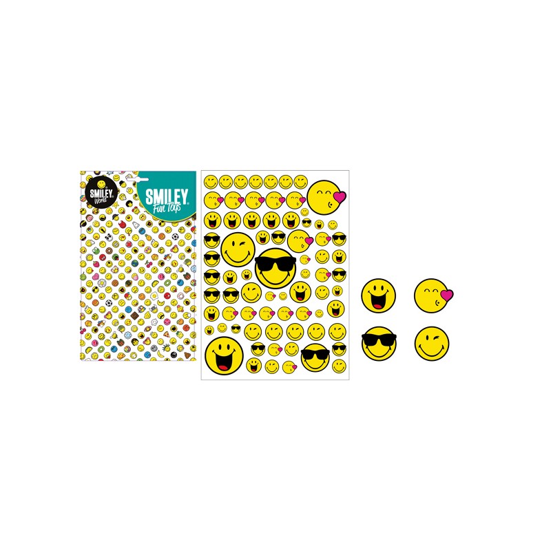 74 stickers Smiley