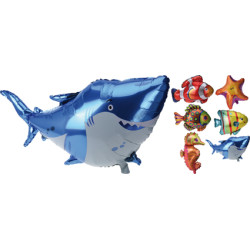 Ballon aluminium poisson