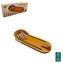 Jeu de bowling en bois