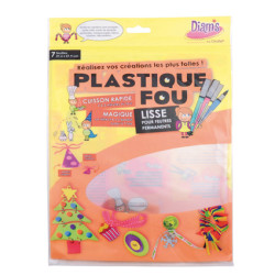 7 feuilles plastique fou cristal