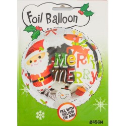Ballon alu décor Noël