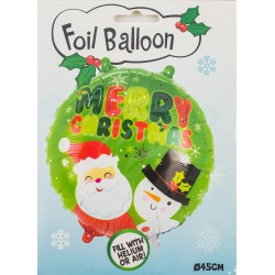 Ballon alu décor Noël