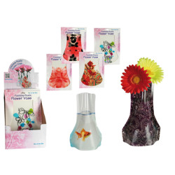 24 vases souples en plastique