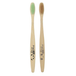 24 Brosses à dents bambou x2