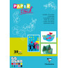 20 feuilles papier couleur A4