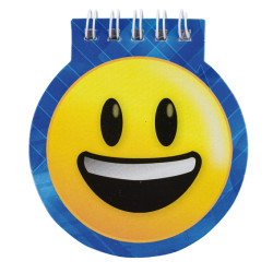 Carnet décoré émoticone