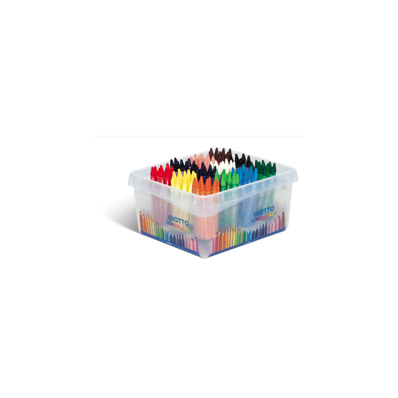 Pack 144 crayons cire Giotto Cera