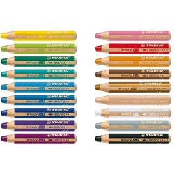 18 crayons de bois + taille crayon