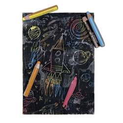 18 crayons de bois + taille crayon