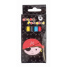 6 crayons de couleurs pirate
