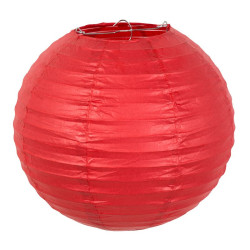 Boule Chinoise Rouge 25 Cm