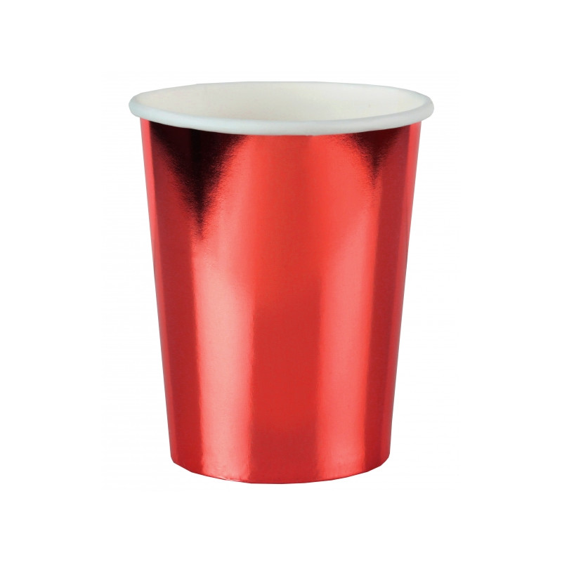 Gobelets Brillant Rouge