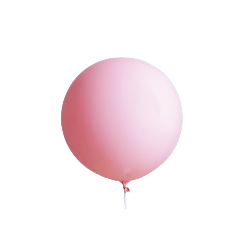 6 maxi-ballons rose