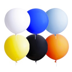 6 maxi-ballons à la couleur