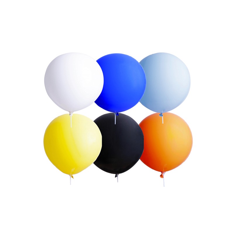 6 maxi-ballons à la couleur
