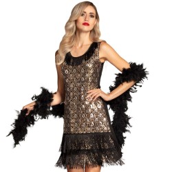 Robe Adult Flapper Peacock (M)