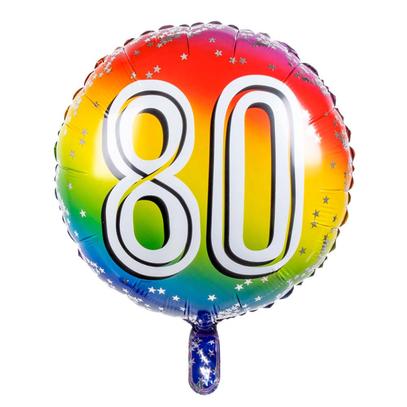 Ballon alu 80 ans