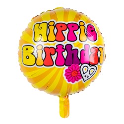 Ballon Hippie Birthday Alu