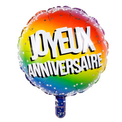 Ballon Joyeux Anniversaire 45 Cm