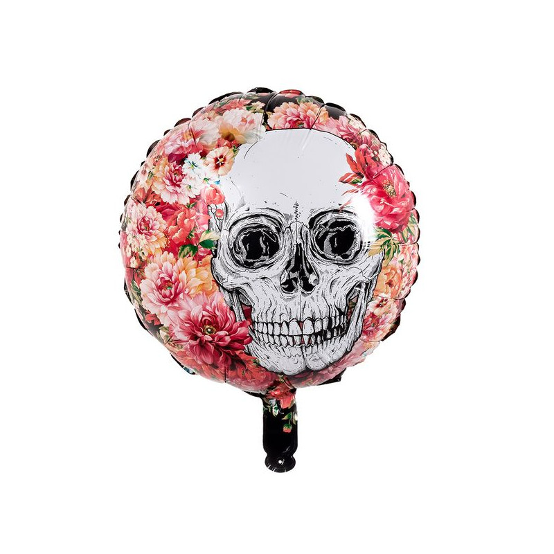 Ballon En Aluminium Day Of The Dead Double Face 45 Cm