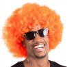 Perruque Afro Orange