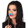 Set de 6 moustaches sur bâton