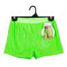 Short sequins vert fluo