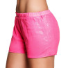 Short sequins rose fluo