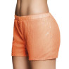 Short sequins orange fluo