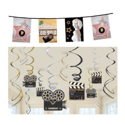 Set de déco cinéma, 13 pièces