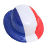 Chapeau plastique tricolore